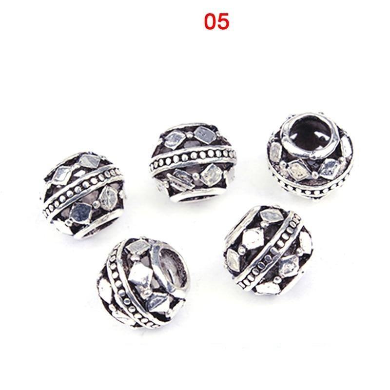Perles Cheveux Métal Variantes 5 | Rasta-Lion