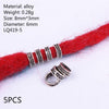 Bijoux dreadlocks 5 Pcs Bague nordique | Rasta Lion