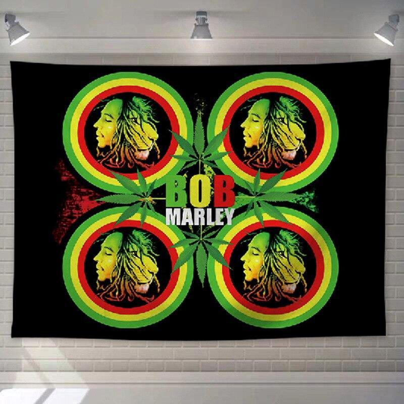 Tenture Rastafari lion rasta et Bob Marley philosophie | Rasta Lion