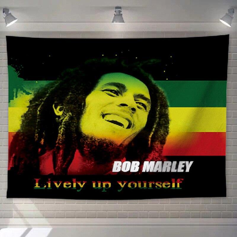 Tenture Rastafari lively up yourself | Rasta Lion