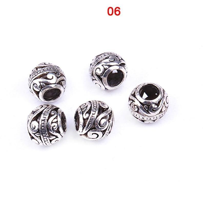 Perles Cheveux Métal Variantes 6 | Rasta-Lion