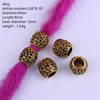Bijoux dreadlocks 5 Pcs coeur3 | Rasta Lion
