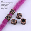 Bijoux dreadlocks 5 Pcs fleur en bronze2 | Rasta Lion