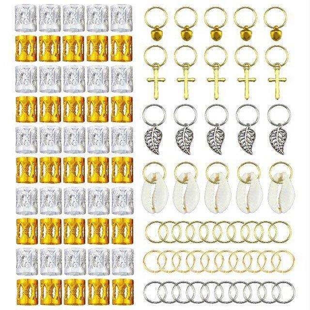 Bijoux Dreadlocks assortie 100 Pcs | Rasta-Lion