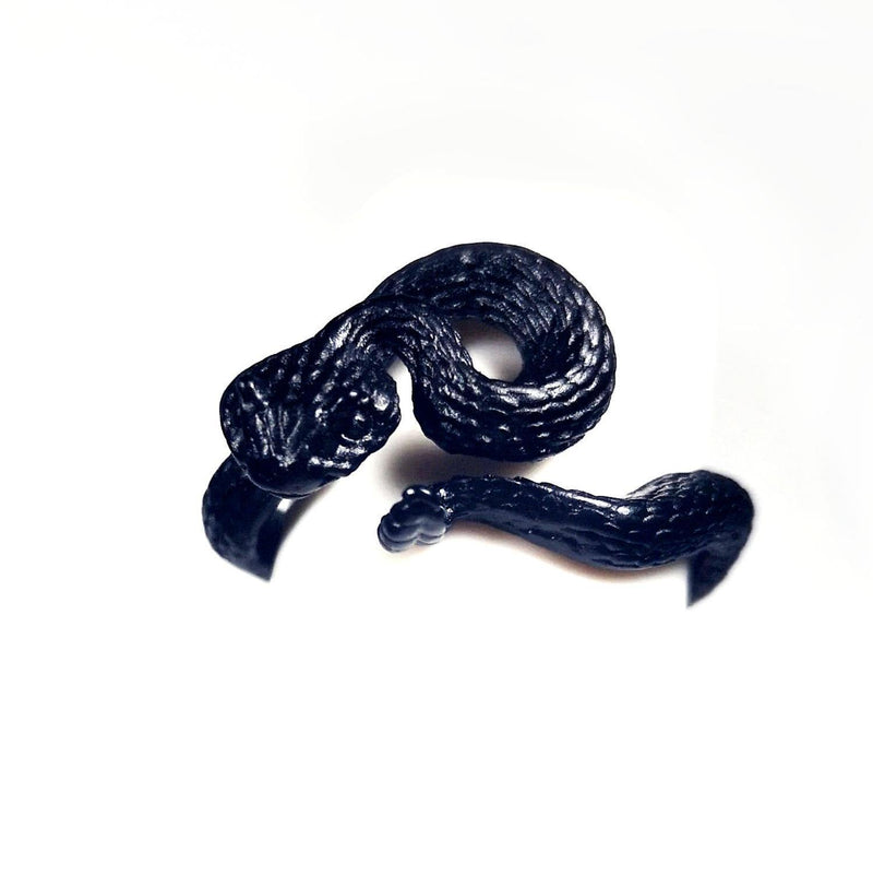 bague animaux vipère noire | Rasta Lion