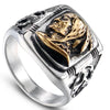 Bague Tête de Rasta avec dreadlocks | Rasta-Zion