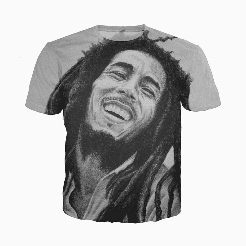 T-shirt Bob Marley "Souris à la vie" | Rasta-Lion