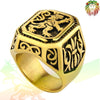 Bague Lion of Juda Variante or | Magasin Rasta en Ligne