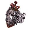 Bague Tête de Lion Variante 2 | Rasta-Lion™ : Magasin Rasta en Ligne