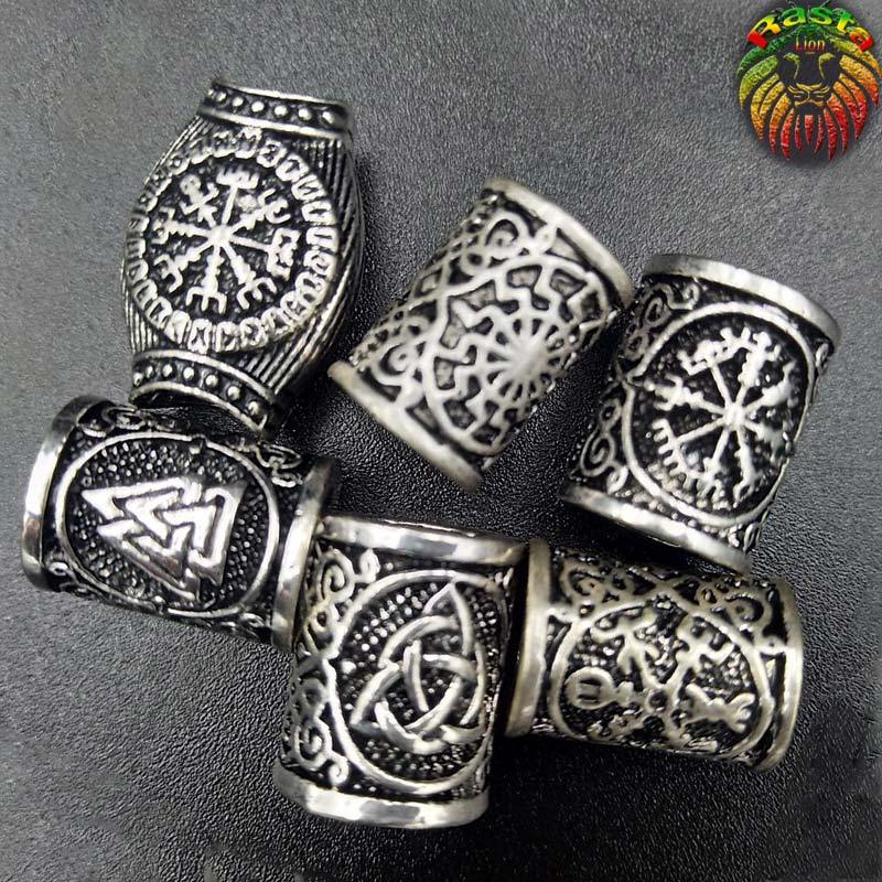 Perles Cheveux symbols Viking | Rasta Lion