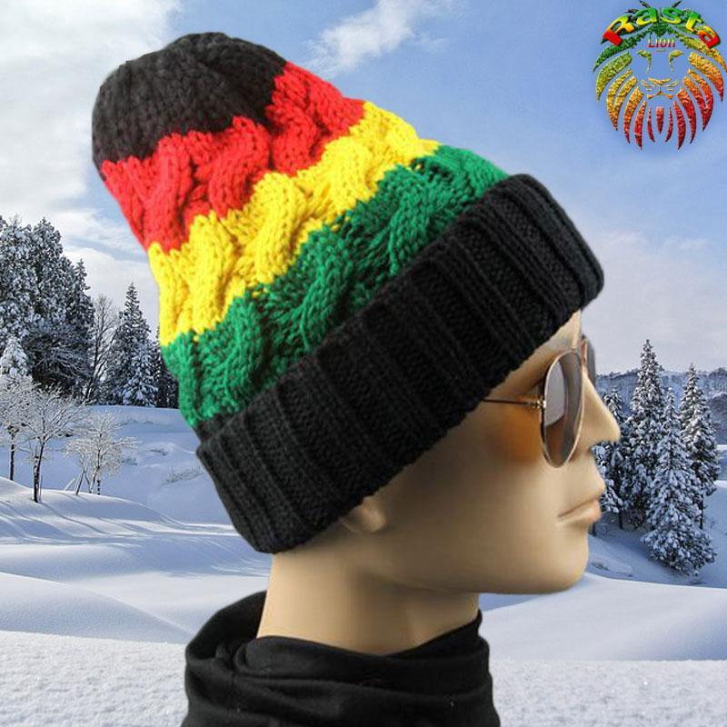 Bonnet Rasta Tricot | Rasta-Lion - La Boutique Rasta.