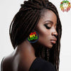 Boucles d'oreilles rasta Afro | Rasta Lion