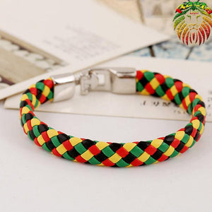 Bracelet Rasta <br> Cuire Tressé. | Rasta-Lion™ : Magasin Rasta en Ligne