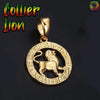Pendentif Lion sans chaine | Rasta-Lion™ : Magasin Rasta en Ligne