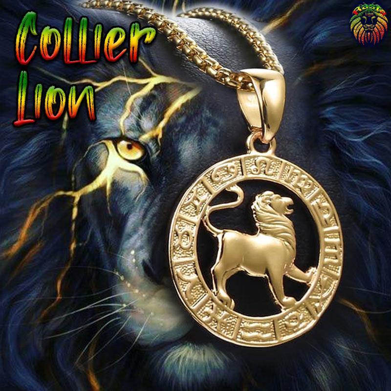 Collier Lion femme | Rasta-Lion