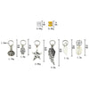 Bijoux Dreadlocks assortie dimentions | Rasta-Lion