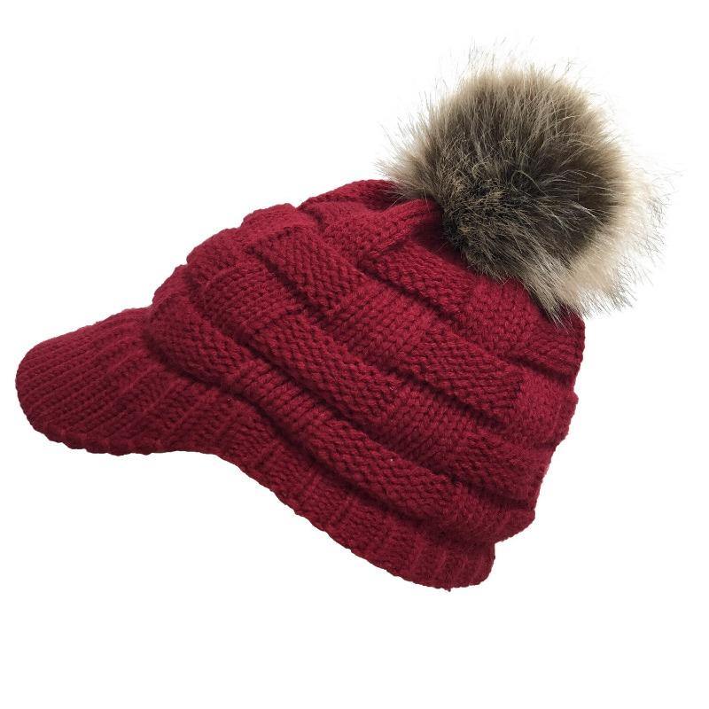 Bonnet Casquette Femme Ouverte rouge | Rasta-Lion