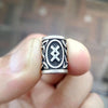 Perles Cheveux Viking Rune Ingwaz Argent | Rasta Lion