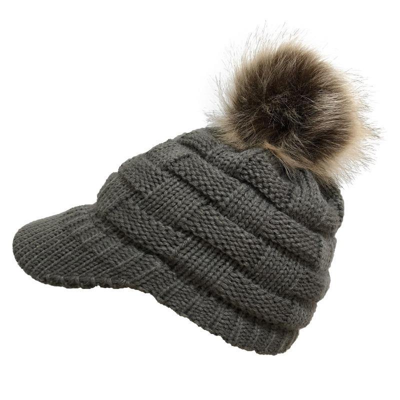 Bonnet Casquette Femme Ouverte Grise | Rasta-Lion
