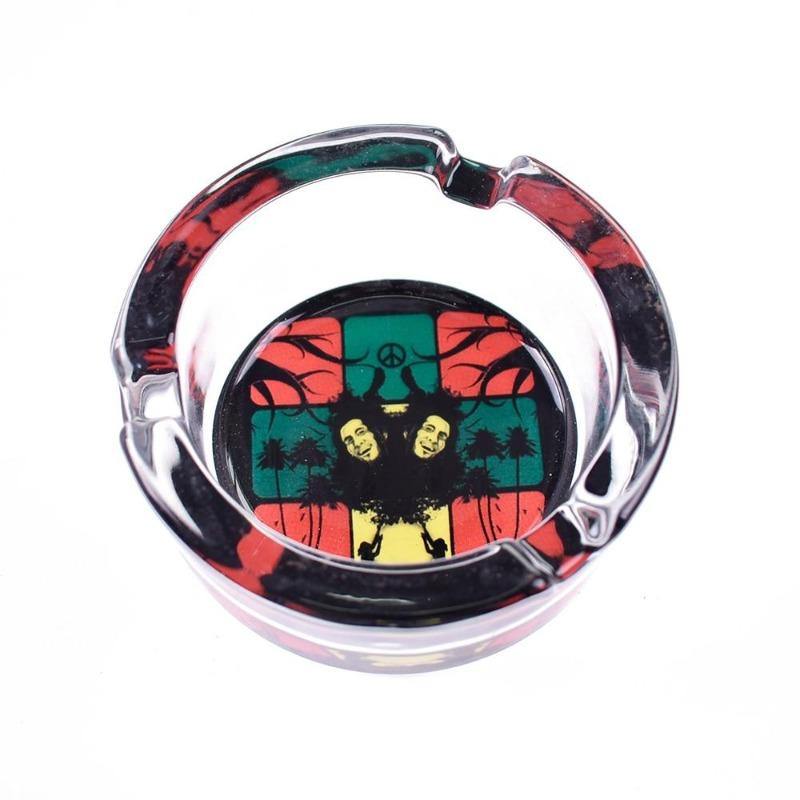 Cendrier Bob Marley "peace and love" | Rasta-Lion