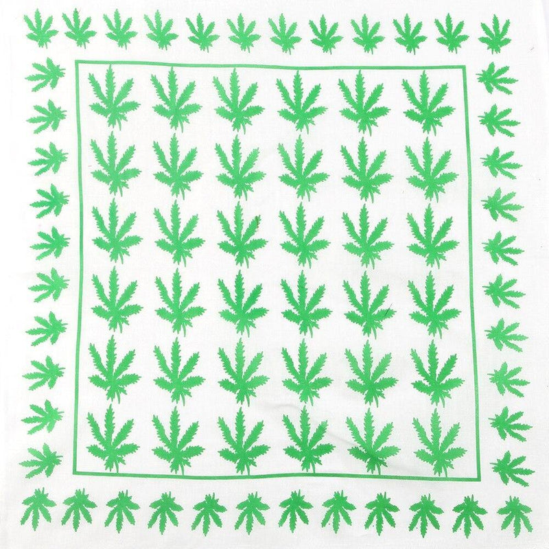 Bandana Rasta Chanvre blanc et vert | Rasta Lion