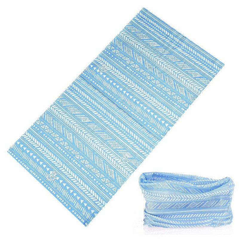 Bandana tube ethnique bleu | Rasta Lion