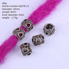 Bijoux dreadlocks 5 Pcs coeur nordique | Rasta Lion