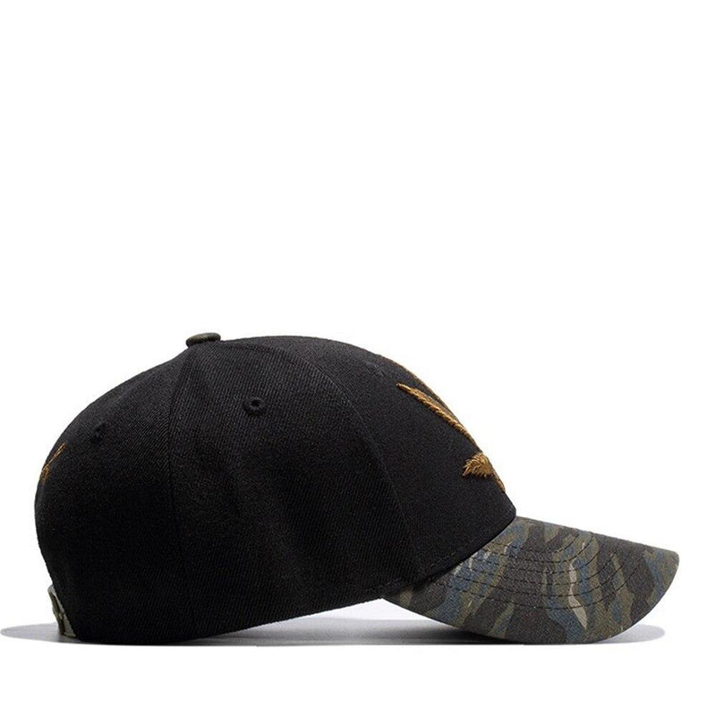 Casquette Rasta brodé vue de profil | Rasta-Zion