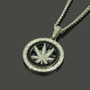 Collier Rasta feuille de Ganja | Rasta-Lion™ : Magasin Rasta en Ligne