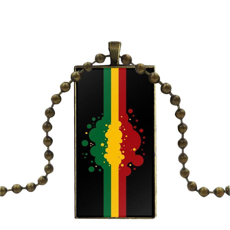 Collier Lion Rasta "good vibes" | Rasta-Lion