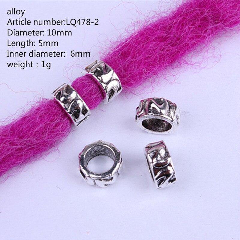 Bijoux dreadlocks 5 Pcs bague à vague | Rasta Lion