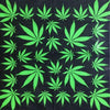 Bandana Rasta Chanvre noir et vert | Rasta Lion