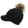 Bonnet Casquette Femme Ouverte noire | Rasta-Lion