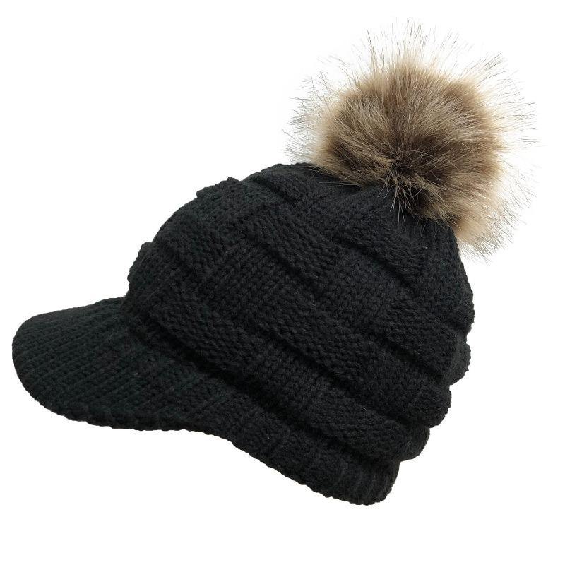 Bonnet Casquette Femme Ouverte noire | Rasta-Lion
