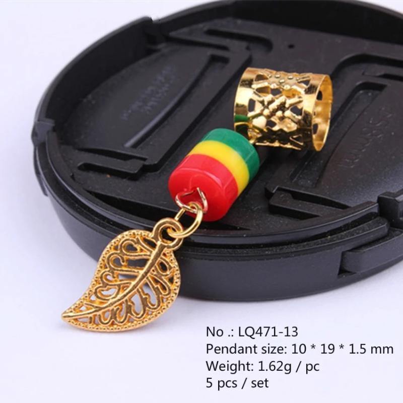 Bijou dreadlocks feuille sacré | Rasta-Lion