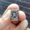Perles Cheveux Viking Rune Raidho Argent | Rasta Lion
