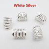 Bijou dreadlocks metal blanc | Rasta Lion