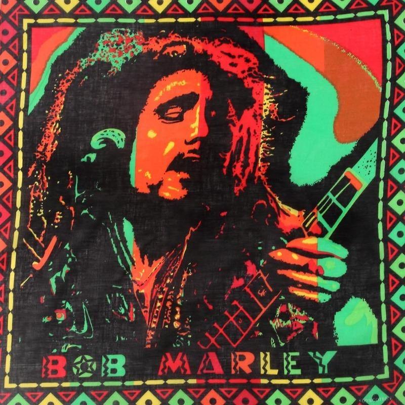 Bandana Rasta bob marley et guitard | Rasta-Lion