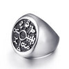 Bague Sceau de Salomon vu de profil | Rasta Lion