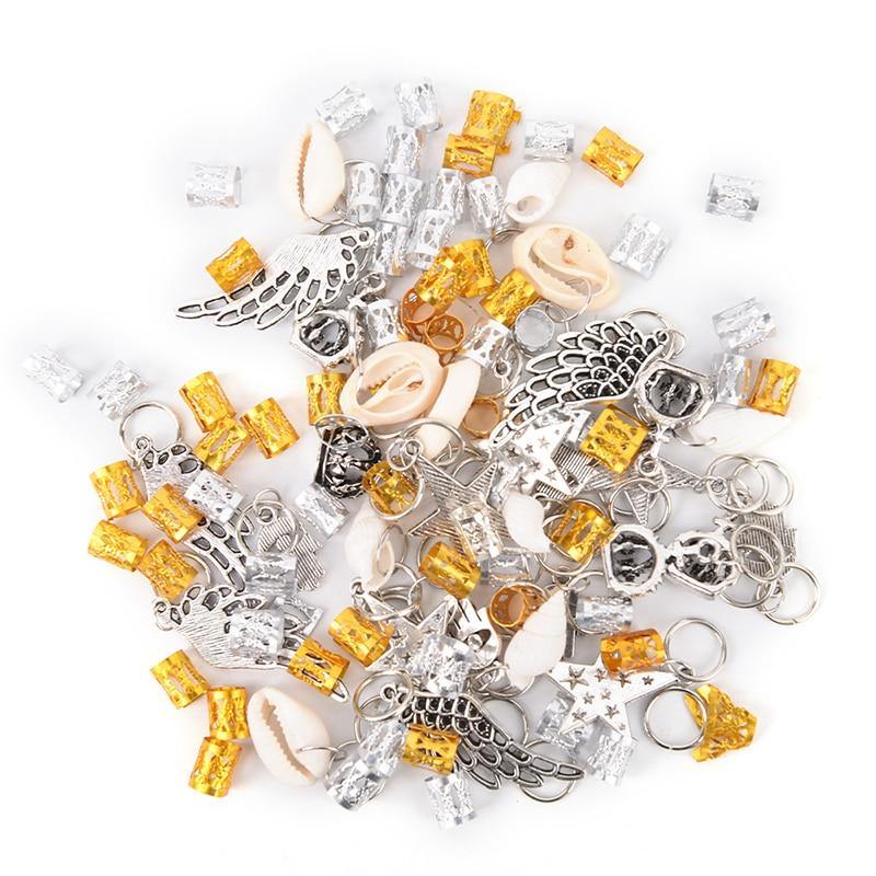 Bijoux Dreadlocks assortie par 80 ou 90 ou 100 | Rasta-Lion