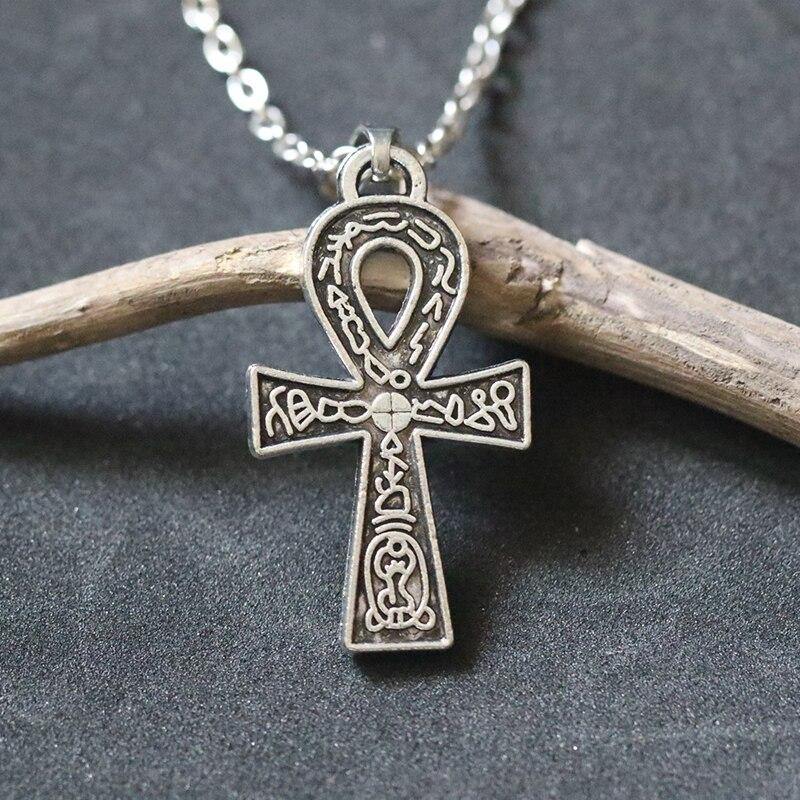 Pendentif croix d'ankh avec chaine assortie | Rasta-Lion