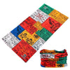 Bandana tube patchwork indien | Rasta Lion
