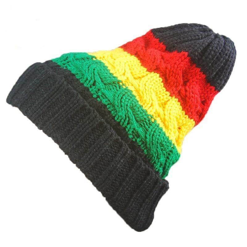 Bonnet Rasta Tricot de profil | Rasta-Lion - La Boutique Rasta.