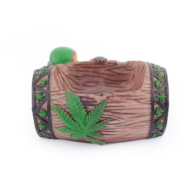 Cendrier Rasta avec feuille de chanvre | Rasta-Lion