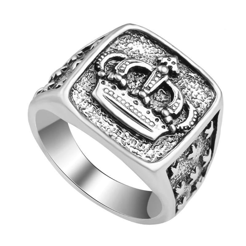 Bague Couronne Homme King | Rasta Lion