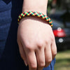 Bracelet Rasta <br> Cuire Tressé. | Rasta-Lion™ : Magasin Rasta en Ligne