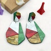 Boucles d'Oreilles Resine Écaille idée cadeau pour femme | Rasta-Zion