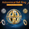 Bague astronomique 2019 Hot Creative Astronomical Sphere Ball Rings Cosmic Finger Ring Complex Rotating Variable Form Pendant Ring Jewelry Gift | Rasta-Lion™ : Magasin Rasta en Ligne