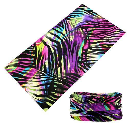 Bandana tube zebré spychédélique | Rasta Lion