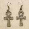 Boucles d'oreilles rasta Croix antique du nil. | Rasta-Lion™ : Magasin Rasta en Ligne